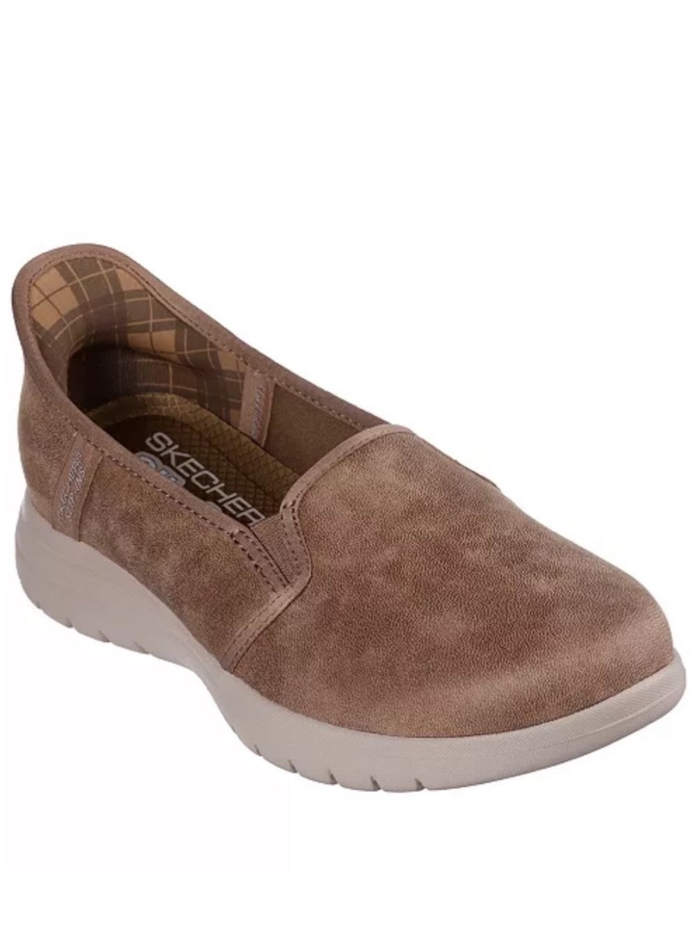 SKECHERS CHESTNUT SLIP-IN WALKING SNEAKER